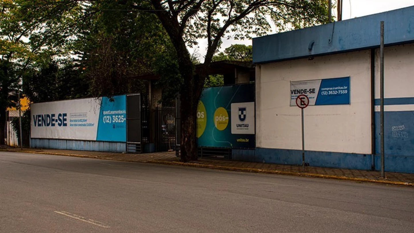 Com redução de 10% no valor, Unitau tentará leiloar pela 5ª vez prédio na região central de Taubaté