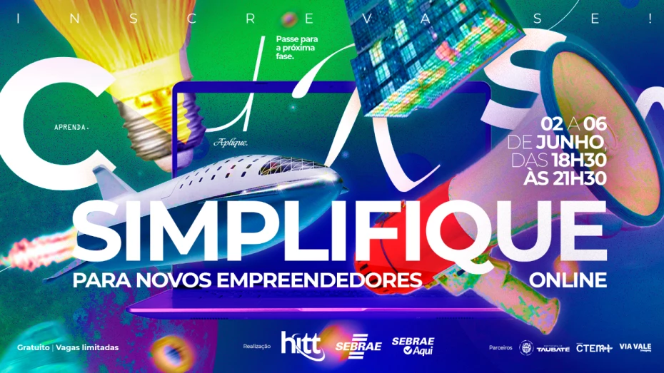 HITT e Sebrae abrem inscrições para curso gratuito e 100% online voltado a novos empreendedores HITT e Sebrae abrem inscrições para curso gratuito e 100% online voltado a novos empreendedores
