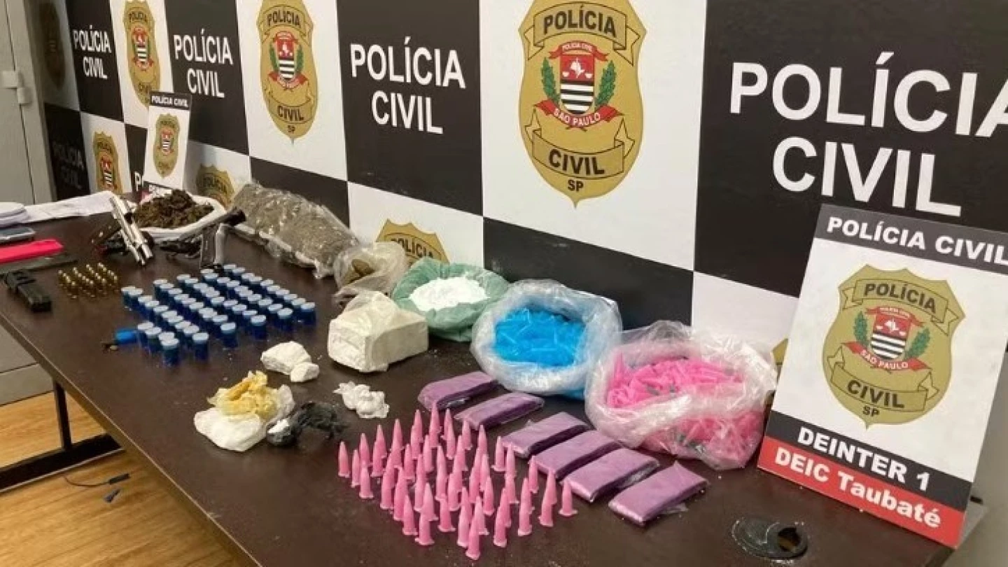 Chefe de grupo criminoso e mais três são presos em operação em Taubaté