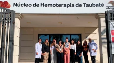 Estudantes da UNITAU organizam campanha de incentivo à doação de sangue Estudantes da UNITAU organizam campanha de incentivo à doação de sangue