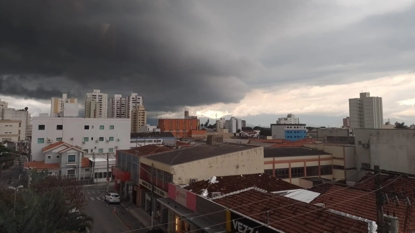 Inmet alerta para chuvas intensas, ventos de até 60 km/h e queda nas temperaturas na região