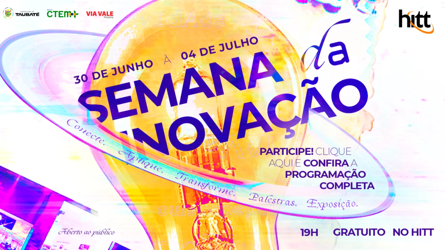 HITT divulga programação completa da Semana da Inovação com palestras e entrega do Prêmio Joaninha