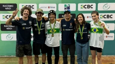 Taubaté conquista quatro medalhas no Brasileiro de BMX Freestyle Park 2025