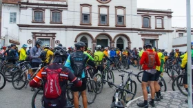 Fundo Social destina mais de 120 quilos de alimentos arrecadados em Passeio Ciclístico