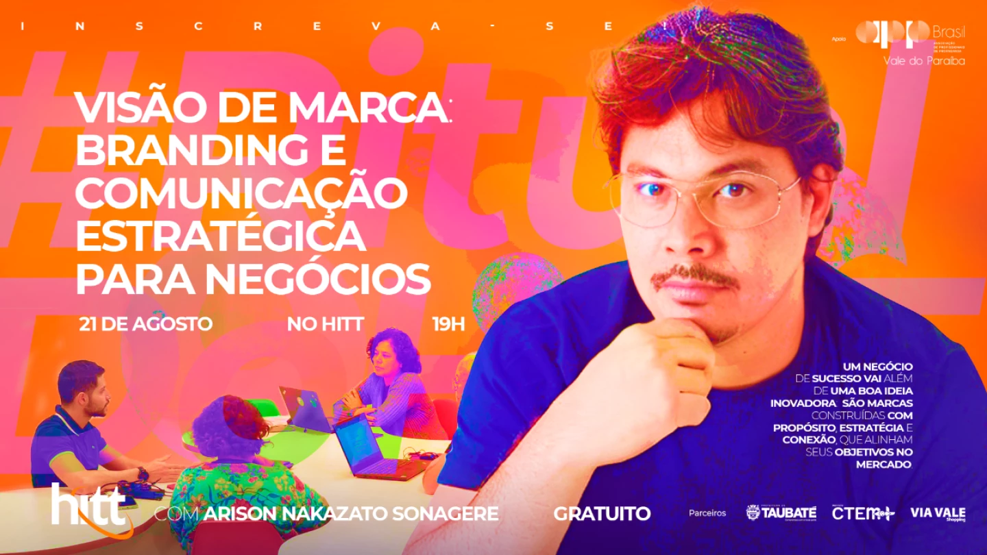 Visão de marca no HITT: Palestra aborda branding e comunicação estratégica para negócios