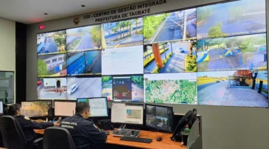 Taubaté reduz contrato das câmeras de segurança em R$ 5,6 milhões Taubaté reduz contrato das câmeras de segurança em R$ 5,6 milhões