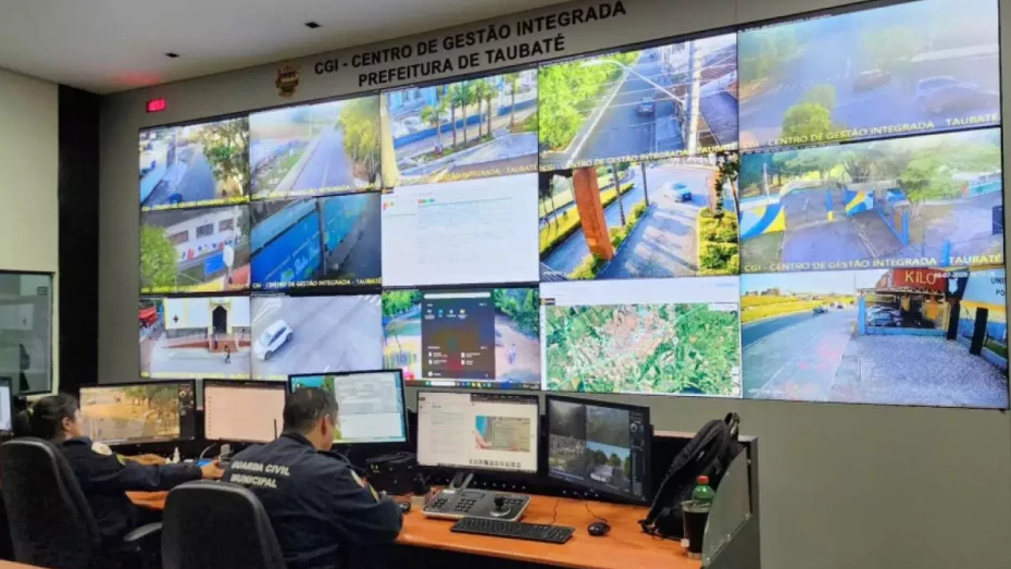 Taubaté reduz contrato das câmeras de segurança em R$ 5,6 milhões