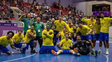 Representantes de Taubaté conquistam ouro no Pan Júnior com a Seleção Brasileira de handebol Representantes de Taubaté conquistam ouro no Pan Júnior com a Seleção Brasileira de handebol