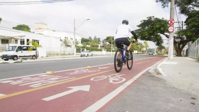 Taubaté conta com 80,9 quilômetros de ciclovias e ciclofaixas