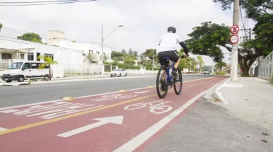 Taubaté conta com 80,9 quilômetros de ciclovias e ciclofaixas Taubaté conta com 80,9 quilômetros de ciclovias e ciclofaixas