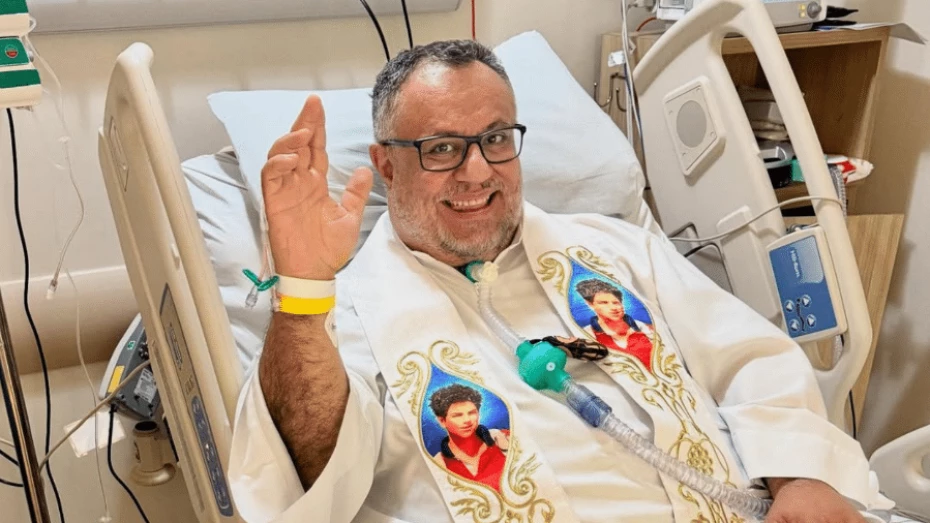 Padre Márlon Múcio recebe alta do hospital após passar mais oito dias internado na UTI