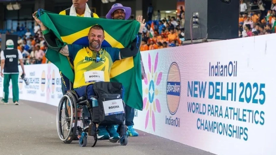 André Rocha conquista medalha de prata no Mundial da Índia André Rocha conquista medalha de prata no Mundial da Índia