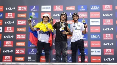Copa de BMX lota ginásio em Taubaté e termina com campeão olímpico em primeiro e 'Bala Loka' em segundo