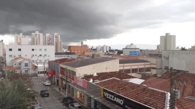 Semana começa com risco de tempestades em toda a região do Vale do Paraíba