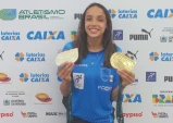Aos 14 anos, Beatriz Alves conquista duas medalhas de ouro no Brasileiro Sub-16 de Atletismo