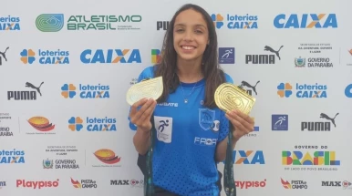 Aos 14 anos, Beatriz Alves conquista duas medalhas de ouro no Brasileiro Sub-16 de Atletismo Aos 14 anos, Beatriz Alves conquista duas medalhas de ouro no Brasileiro Sub-16 de Atletismo