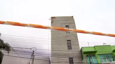 Após instalação de escoras metálicas, Defesa Civil de Taubaté mantém prédio interditado