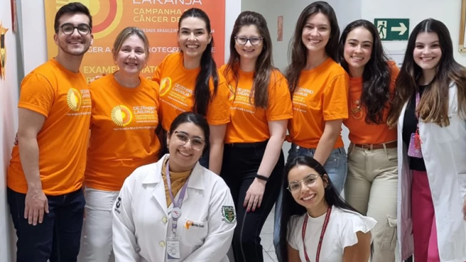 Ambulatório Escola de Especialidades Médicas da UNITAU promove mutirão do Dezembro Laranja