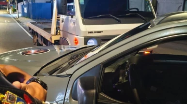 Caminhão de Taubaté é recuperado pelo Baep 2h após furto em Mogi