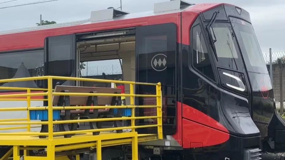 Trem produzido em Taubaté vai operar em linha de metrô do Chile