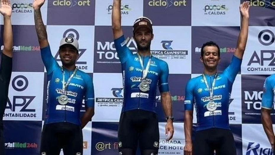 Ciclismo de Taubaté conquista pódio completo em prova tradicional em Minas Gerais
