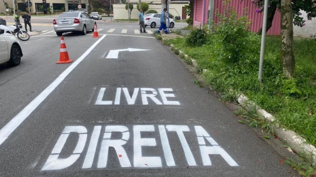 Sistema “Livre à Direita” começa a ser implantado no trânsito de Taubaté