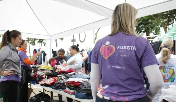 Taubaté: Fundo Social realiza Mega Armário Solidário no bairro Santa Fé até sexta-feira (30)