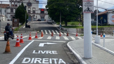 Prefeitura conclui primeira etapa do sistema de conversão livre à direita