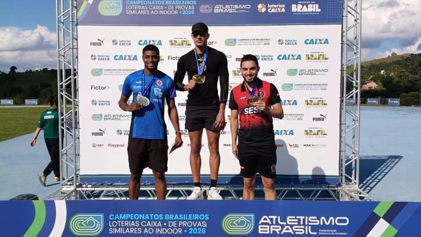 Atleta de Taubaté conquista prata no Brasileiro de Atletismo e fica perto do índice para o Mundial Indoor