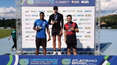 Atleta de Taubaté conquista prata no Brasileiro de Atletismo e fica perto do índice para o Mundial Indoor