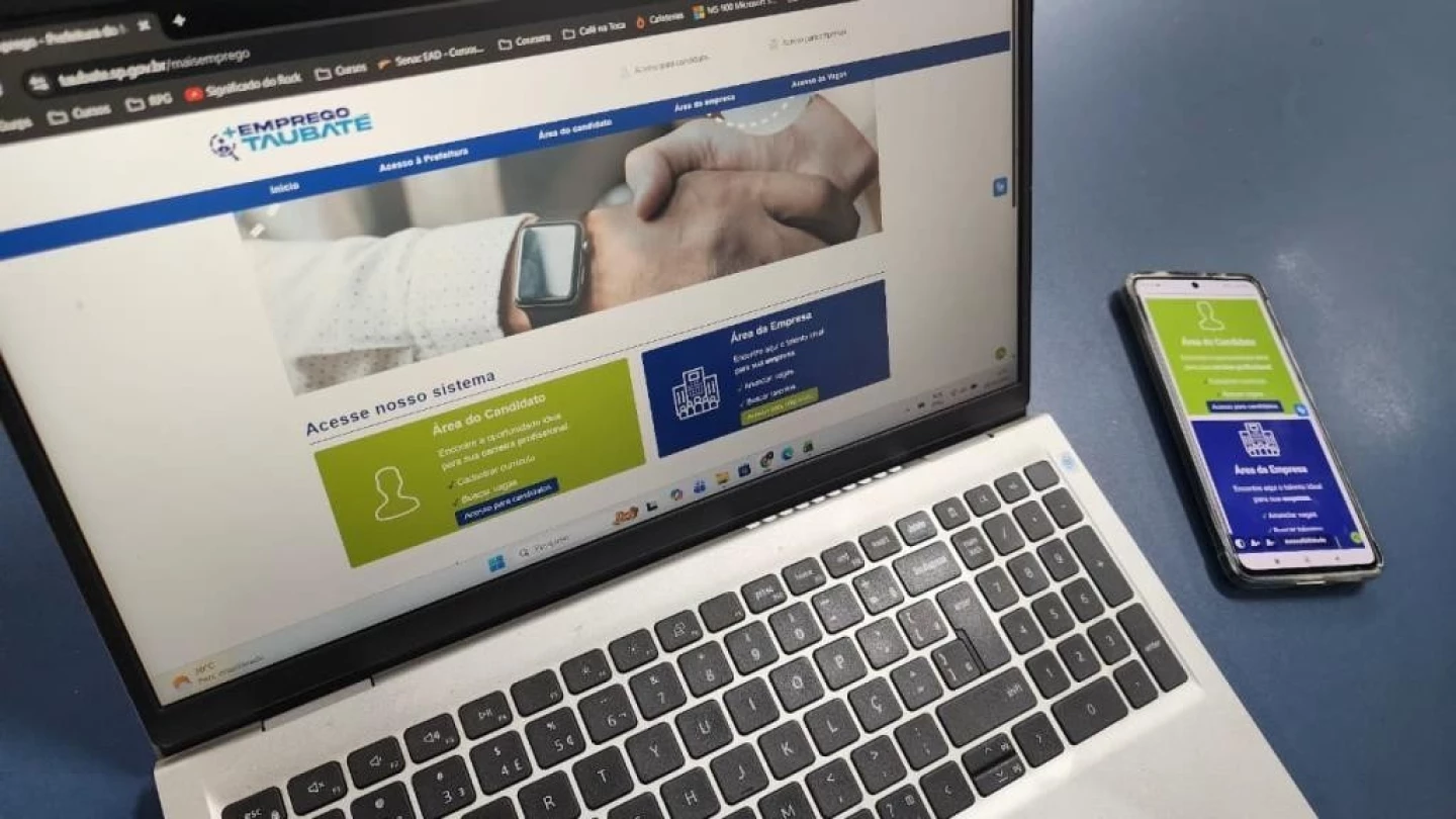 Plataforma +Emprego começa a semana com 118 vagas em Taubaté
