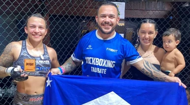 Atleta de Taubaté conquista ouro em evento de MMA em Caraguatatuba