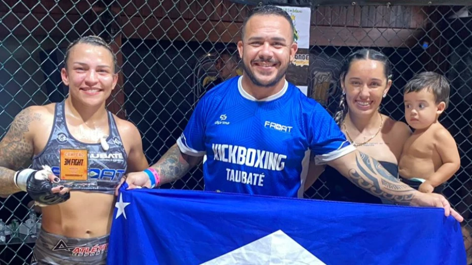 Atleta de Taubaté conquista ouro em evento de MMA em Caraguatatuba