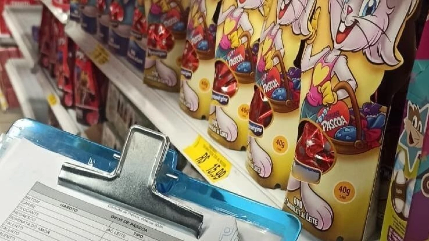 Procon Taubaté aponta variação de até 67% nos preços de produtos de Páscoa