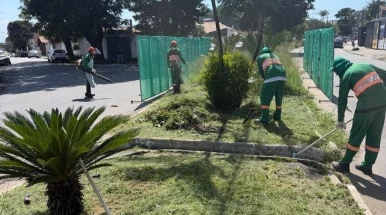 Reforço na capina em Taubaté vai custar R$ 2,3 milhões em três meses