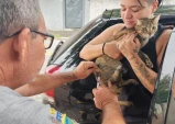 Prefeitura de Taubaté realiza vacinação antirrábica de cães e gatos no Marlene Miranda