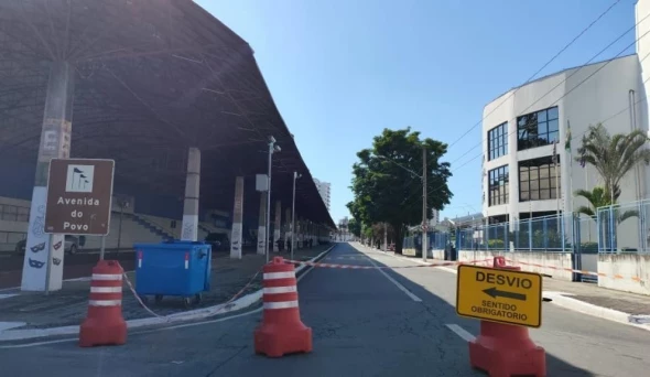 Avenida do Povo tem interdições devido a montagem e realização do Festival Mazzaropi