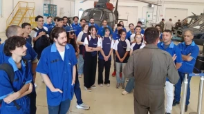 Taubaté: Alunos da Escola Municipal de Ciências Aeronáuticas iniciam estágio no Cavex em Taubaté