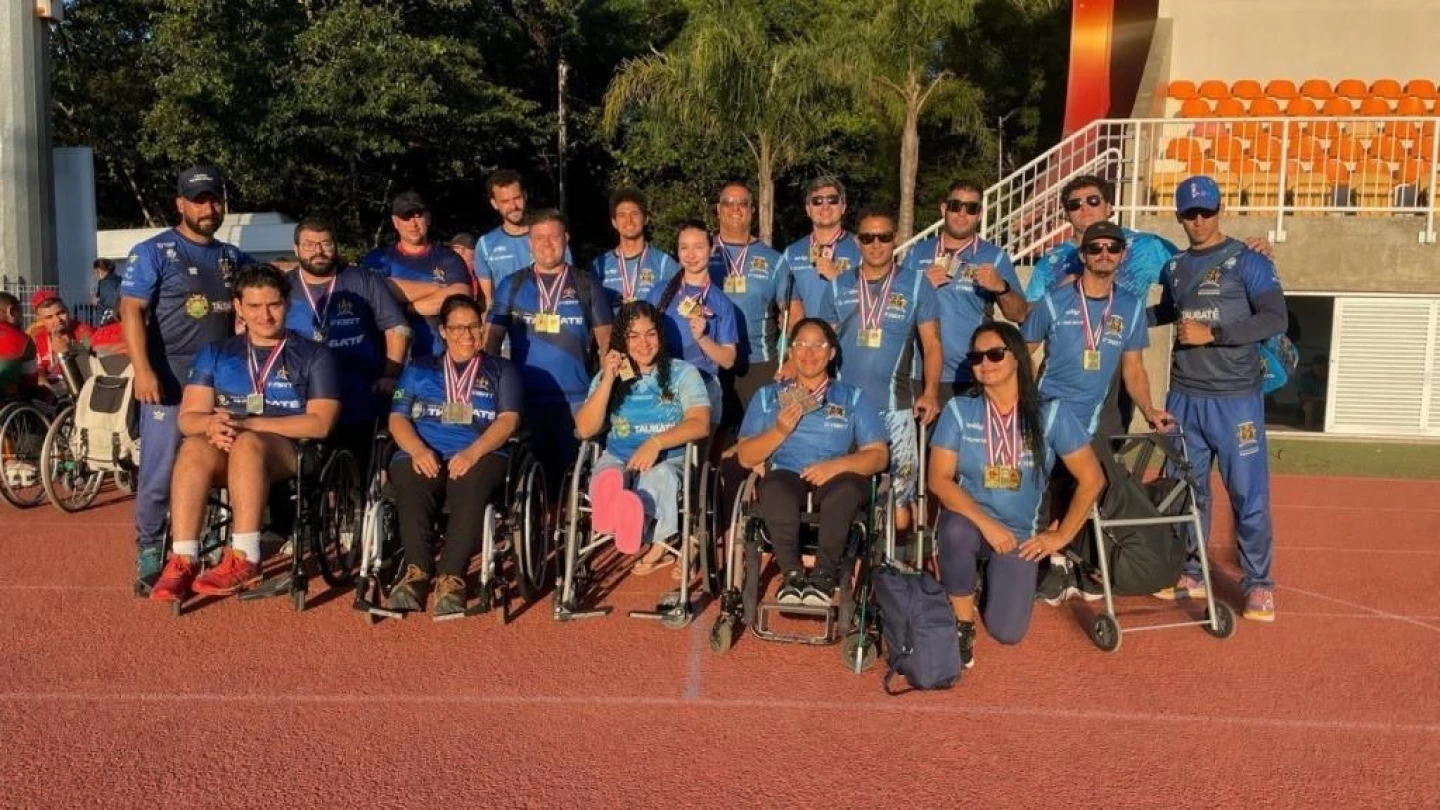 Paratletismo de Taubaté se destaca com 41 medalhas e vence por equipes no Paresp 2026