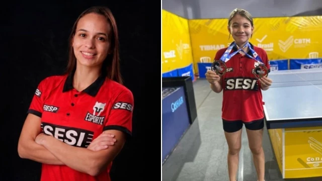 Atleta e técnica da equipe de Taubaté são convocadas para o Pan-Americano de Tênis de Mesa