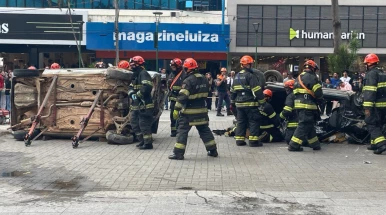 Taubaté encerra Maio Amarelo com simulado de emergência na Praça Dom Epaminondas