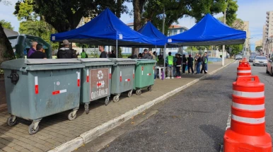Mutirão recolhe quase 500 quilos de resíduos eletrônicos em Taubaté