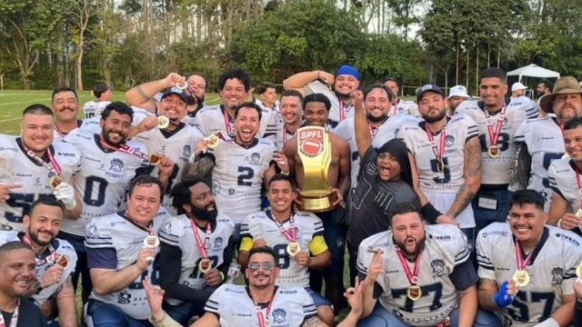 Taubaté conquista título estadual no futebol americano