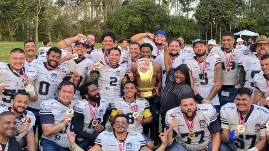 Taubaté conquista título estadual no futebol americano