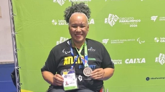 Atleta do Taubaté Paralímpico, Monica Nunes conquista prata em circuito nacional de halterofilismo