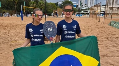 Atletas da equipe de Beach Tennis de Taubaté são convocadas para representar o Brasil no Pan-Americano