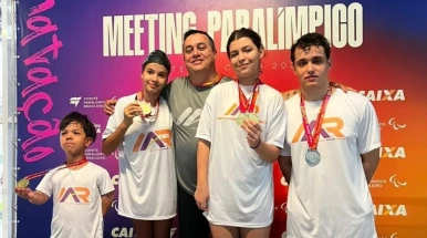 Equipe de Natação do Taubaté Paralímpico conquista 11 medalhas de ouro no Meeting de São Paulo