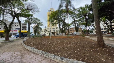 Praça da CTI passa por requalificação e recebe novo paisagismo em Taubaté