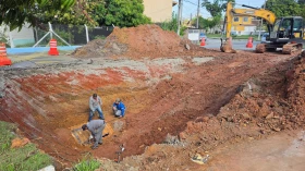 Taubaté inicia obra na rede de drenagem da avenida Dr. José Getúlio Monteiro