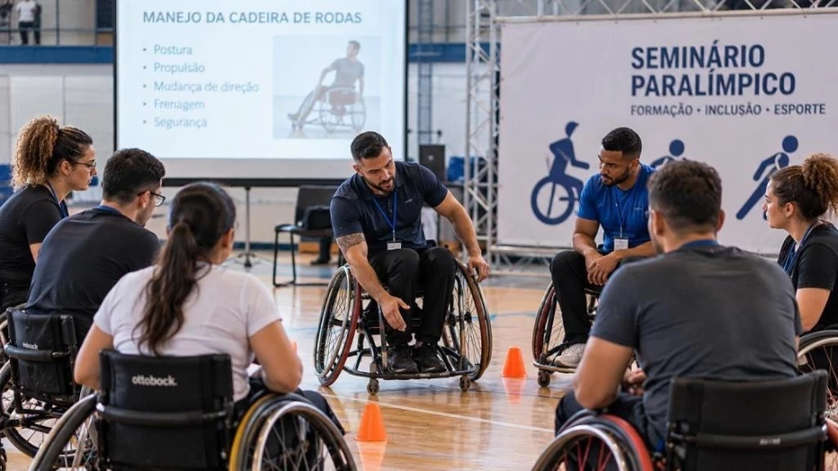 Seminário gratuito leva vivência de esportes paralímpicos à Taubaté neste sábado (26)